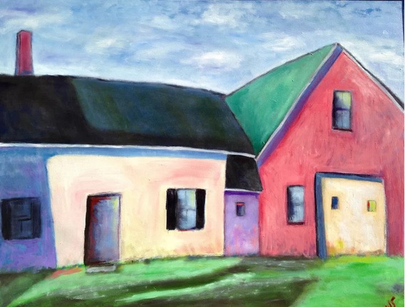 “Back House, Barn” by Walter Smalling